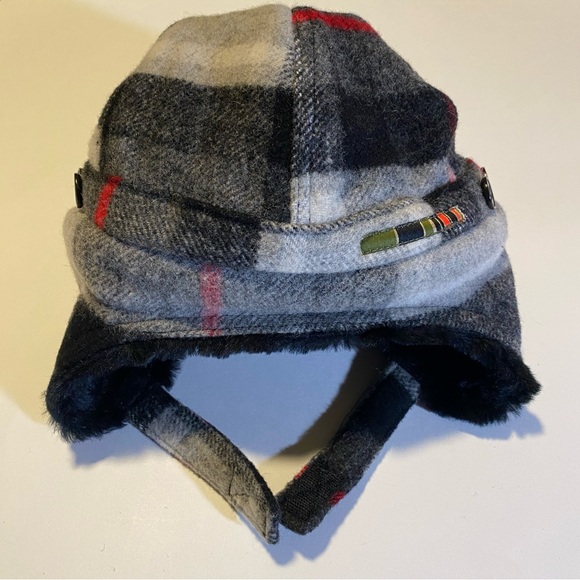 Triple 5 SOUL vintage trapper hat, wool blend, clean, no sign of wear, faux fur - Picture 8 of 11